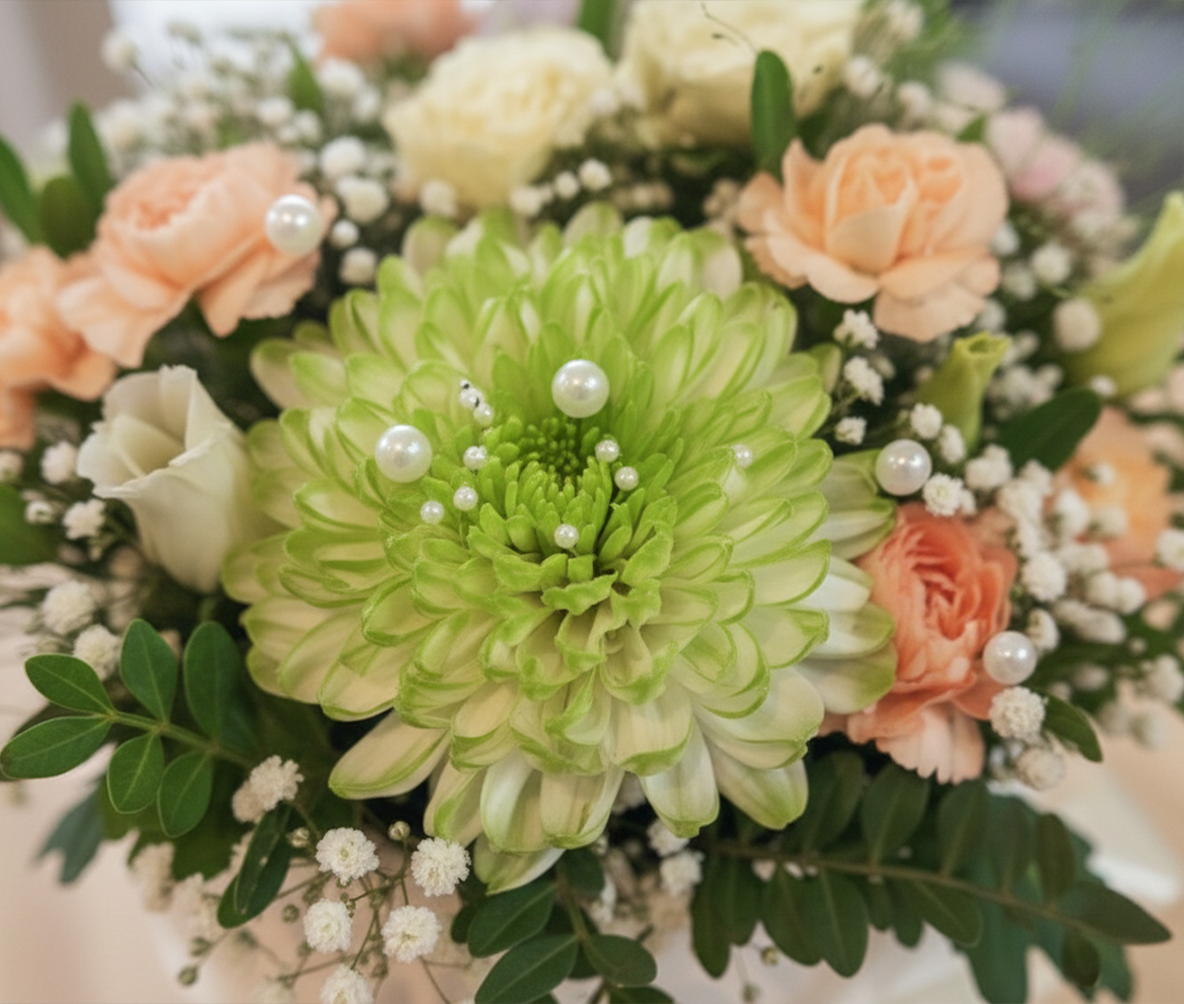 Ukážková foto – kytica v rukách